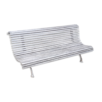 Garden bench feet cast iron old