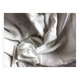 Nappe vintage blanche aux lilas, monogrammée  GSS
