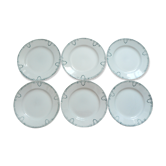 Lot of 6 plates flat st amand Ceranord