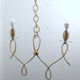 Chandelier attributed to Angelo Lelli for Arredoluce, 1940s