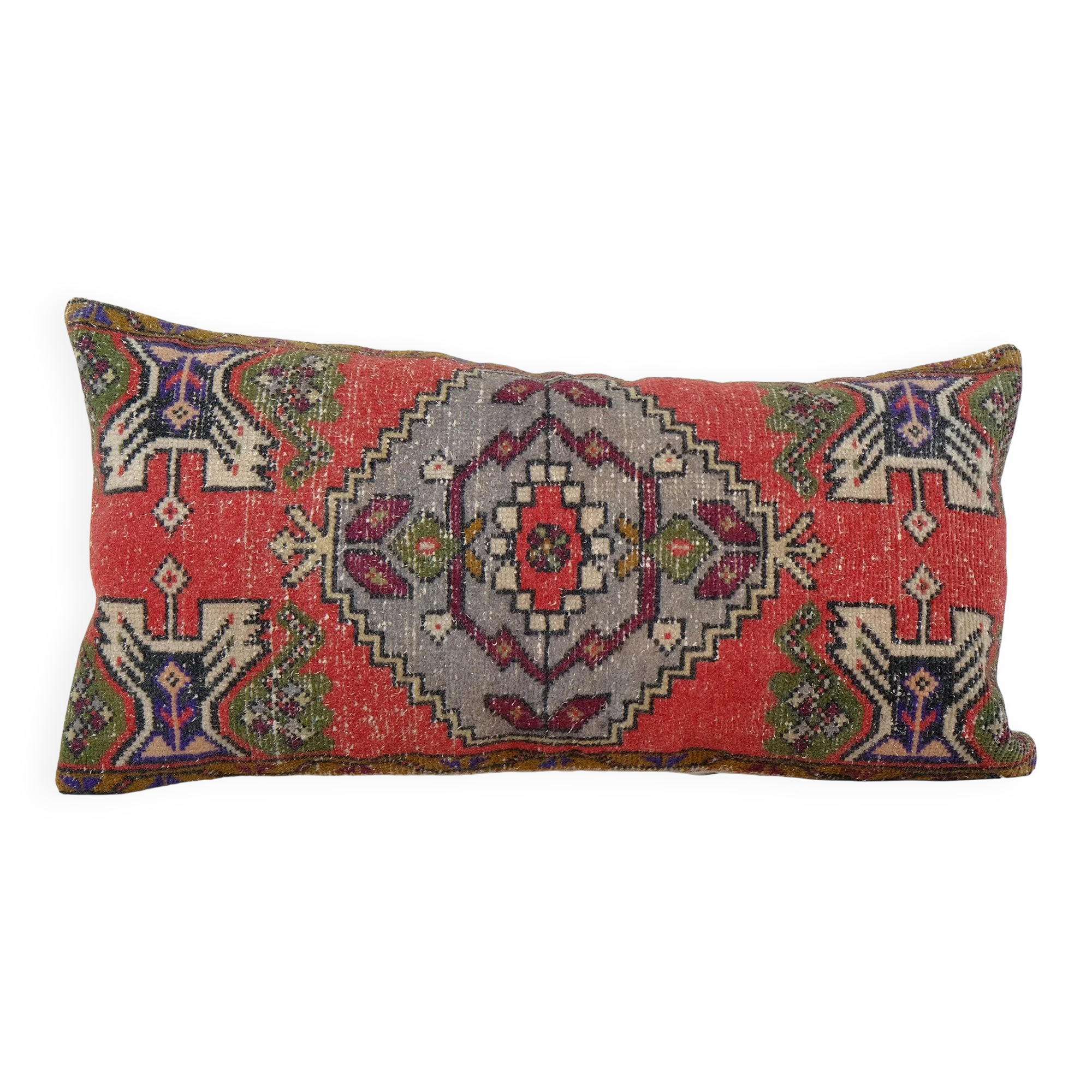 Vintage Turkish cushion cover 46x89 cm