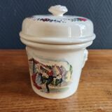 Old-Fashioned Foie Gras Terrine SARREGUEMINES Simplex - Decorated with Alsatian Scenes