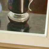 Still Life with Prunes and Jug by Gösta Emming