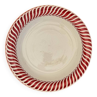 Plat creux Digoin Sarreguemines modèle Jacquot