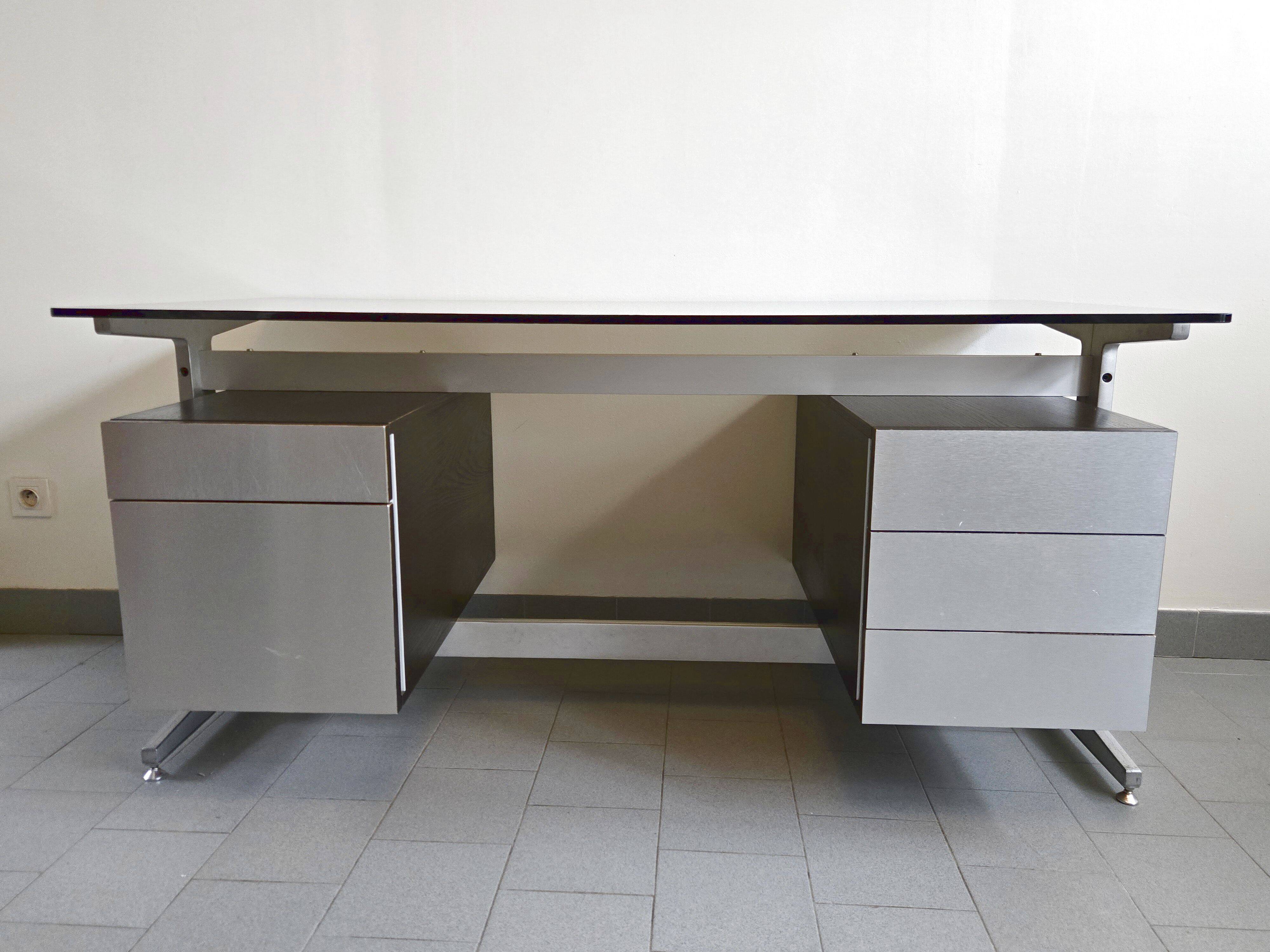 Vintage 1970 desk by Etienne Fermigier for JFR
