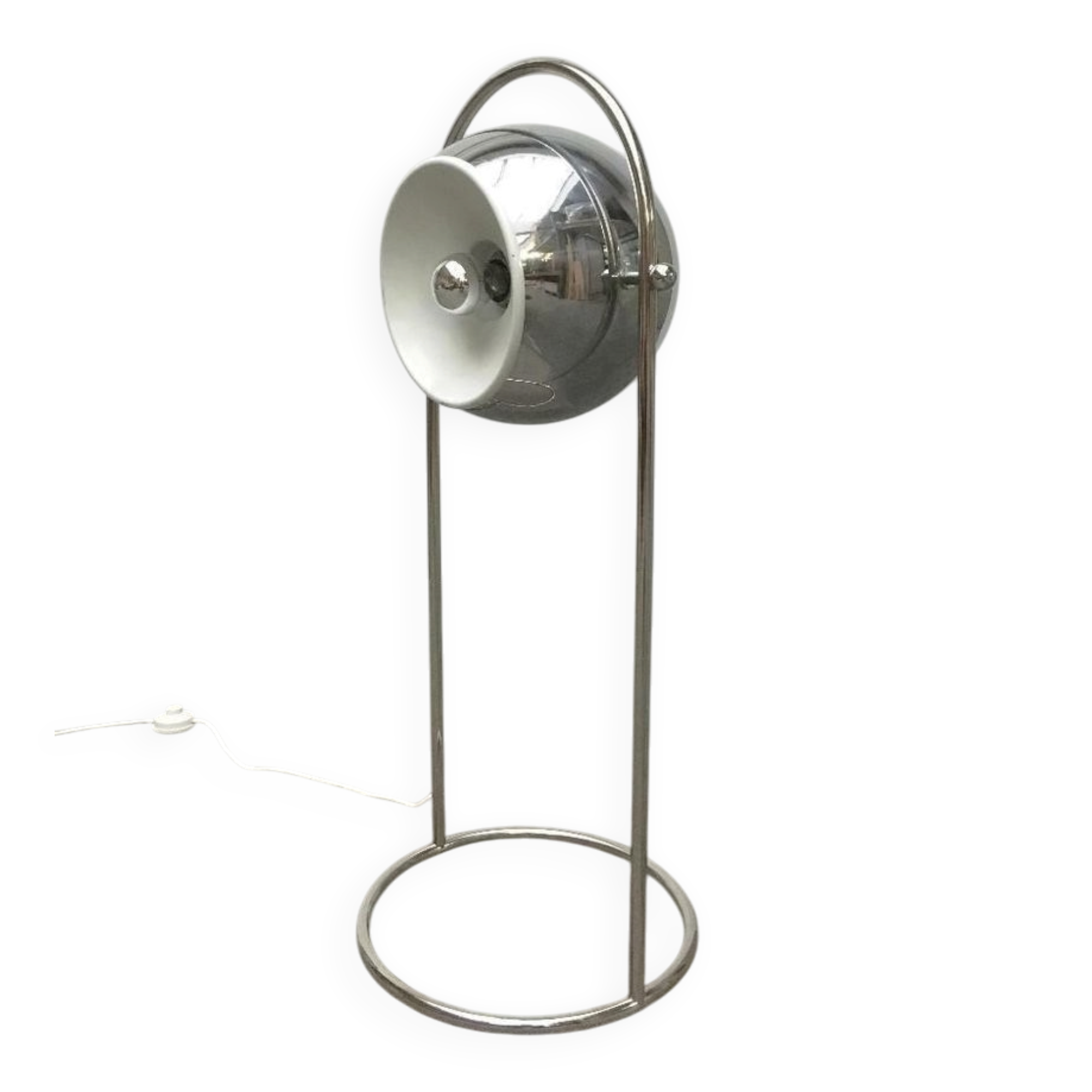 Mid-century space style globe floor lamp, 1960s.