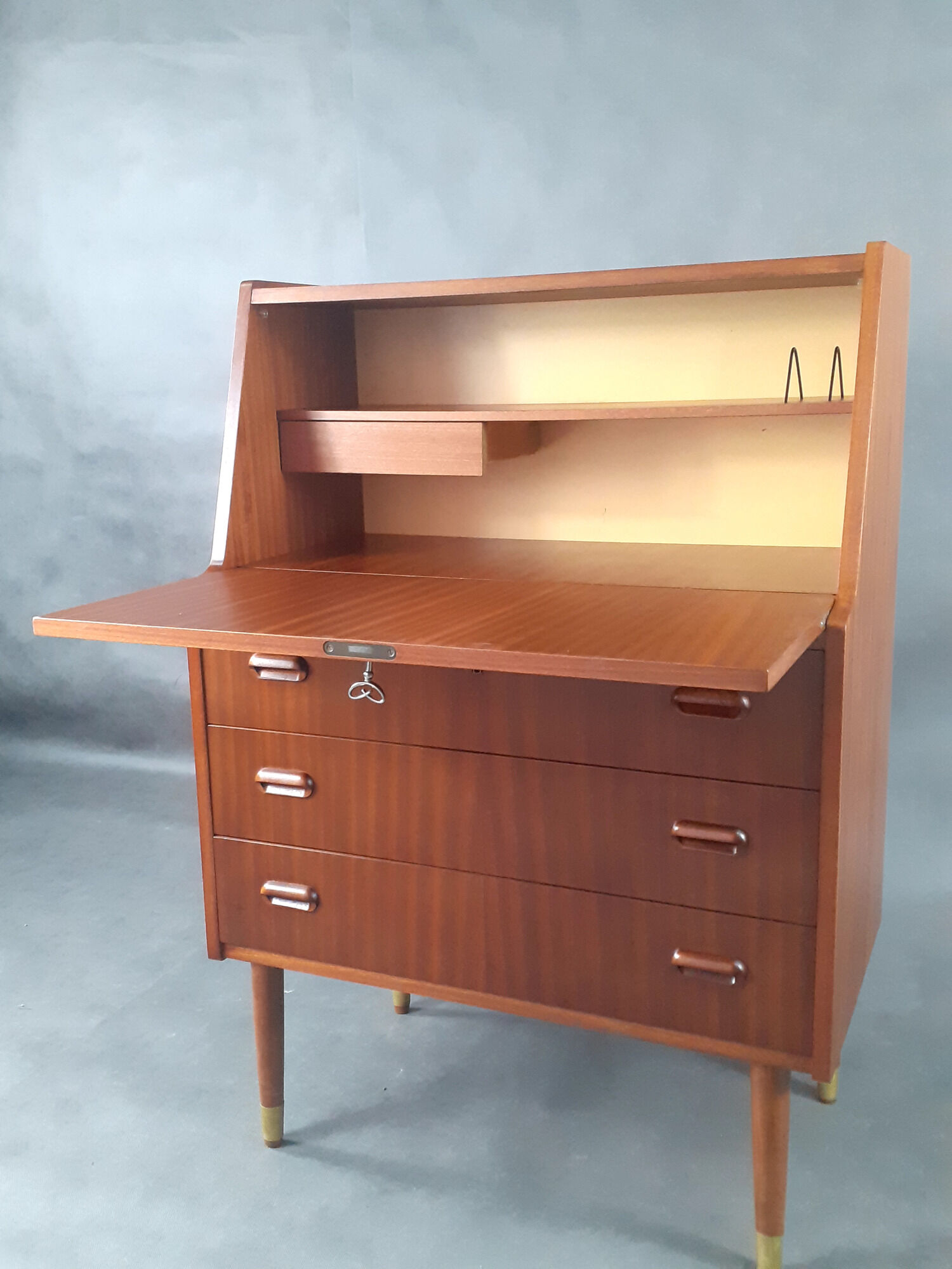 Norwegian Secretary 3 drawers, 1960s