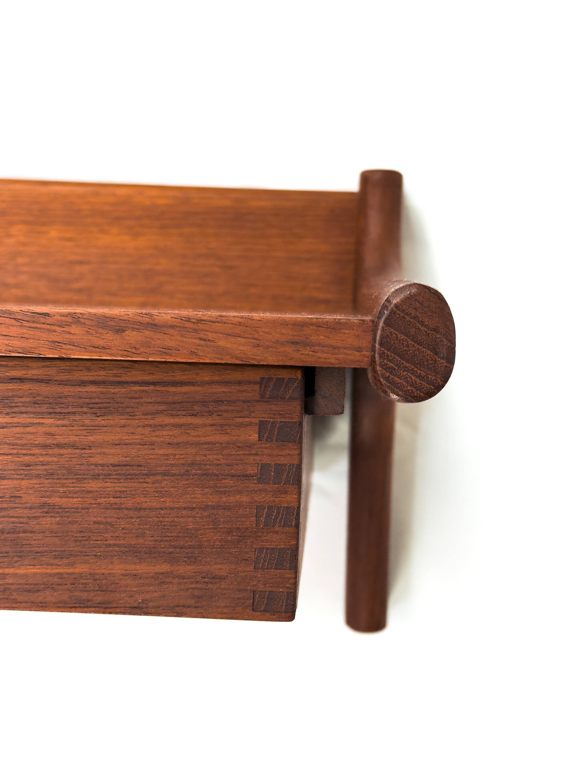 Teak Wall Console attributed to Børge Mogensen, 1960s