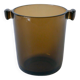Smoked glass ice bucket design 1970