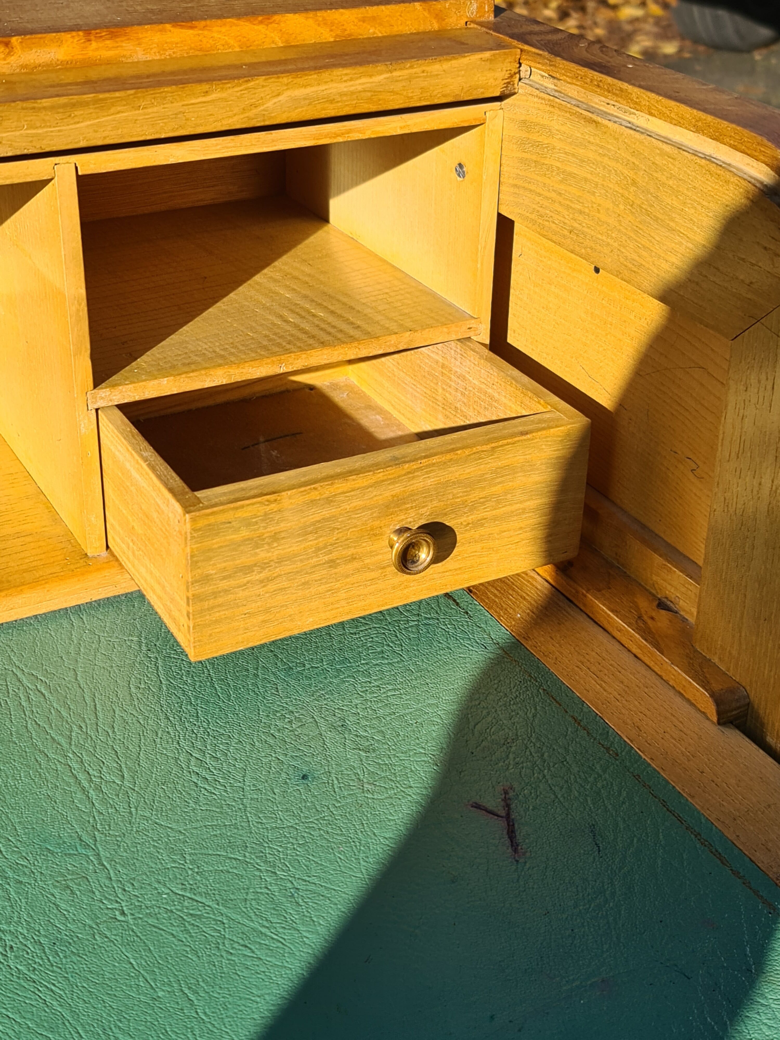 Secretary chest of drawers art deco style secretary