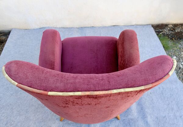 Fauteuil ''Calysse'' Design par Henri Caillon pour Erton, France, 1956