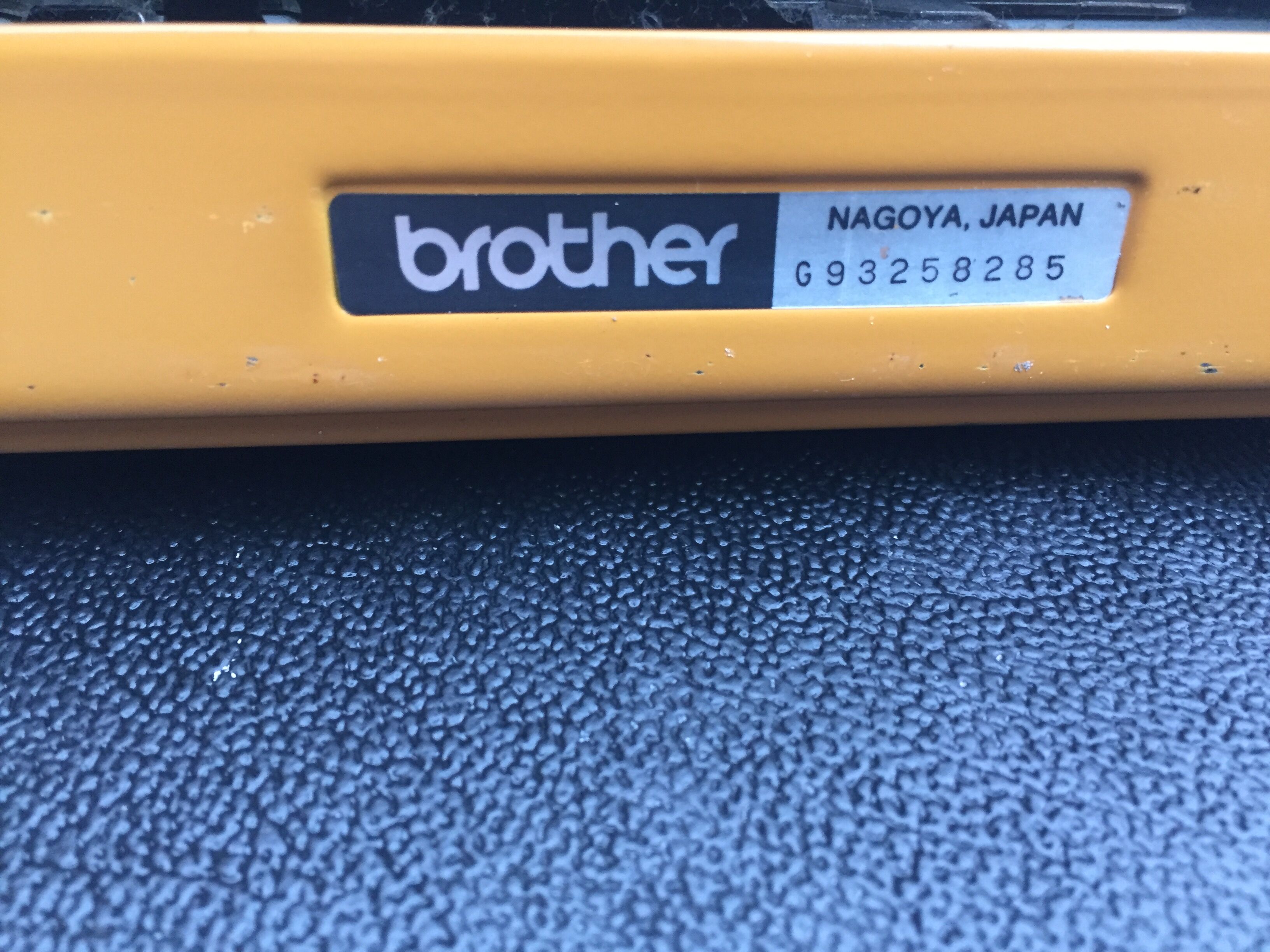 Typewriter Brother 262 TR made in Japan 70s. New ribbon, A3 and A4 format