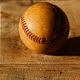 Balle de baseball vintage