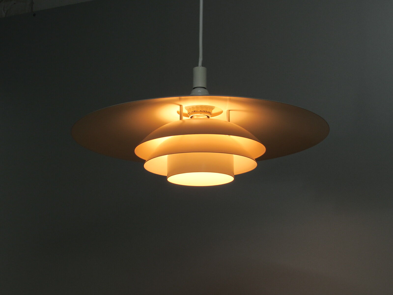 Five tiered pendant from Denmark 1960s