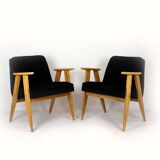 Set of Model 366 Armchairs by Józef Chierowski, Poland, 1960s