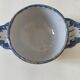 5 mini earthenware bowls from Charolles decorated with a village and rooster.