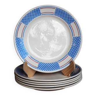6 Badonviller Beausoleil flat plates