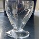 Duo de verres à eau en verre gravé