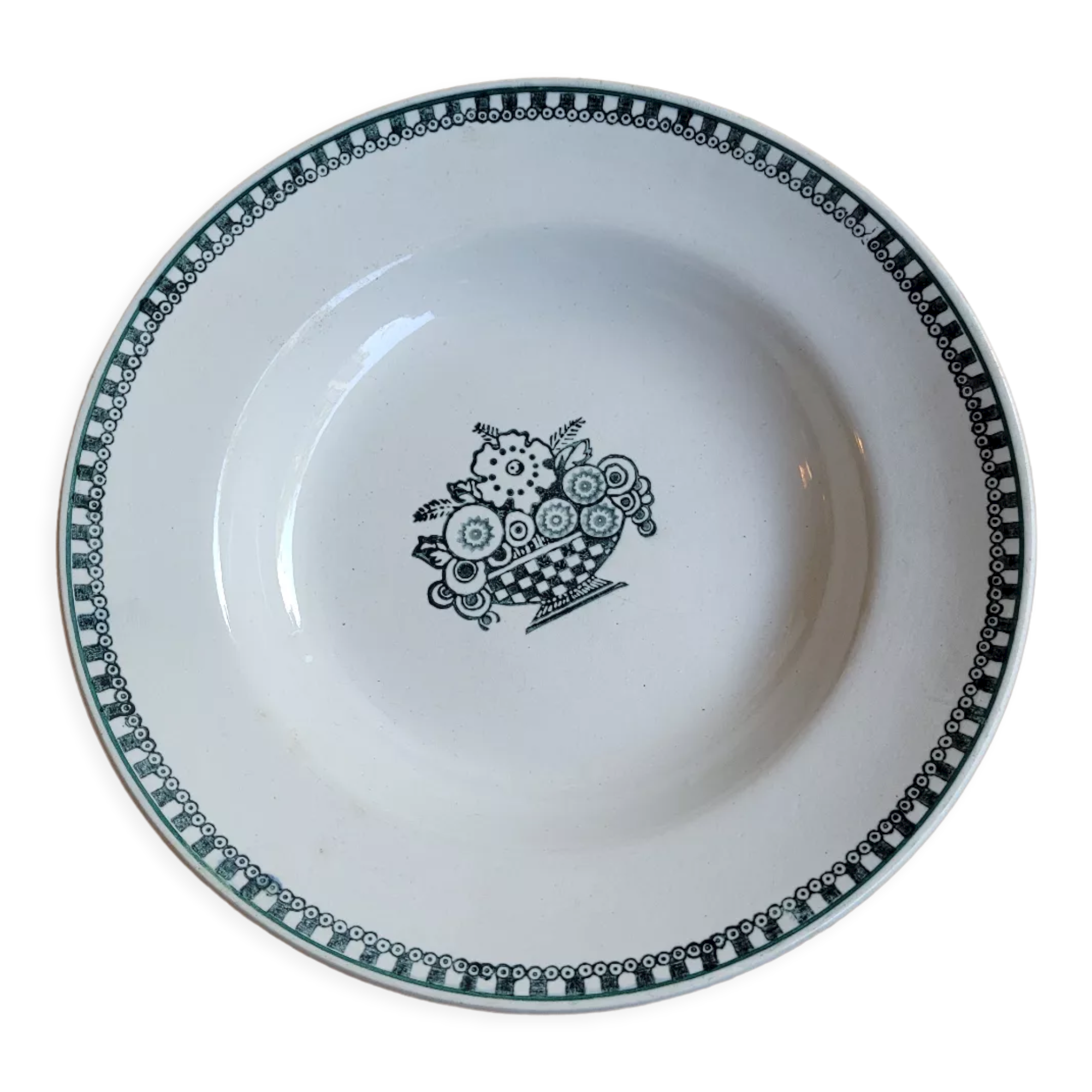 Assiette creuse n°4525 St Amandinoise