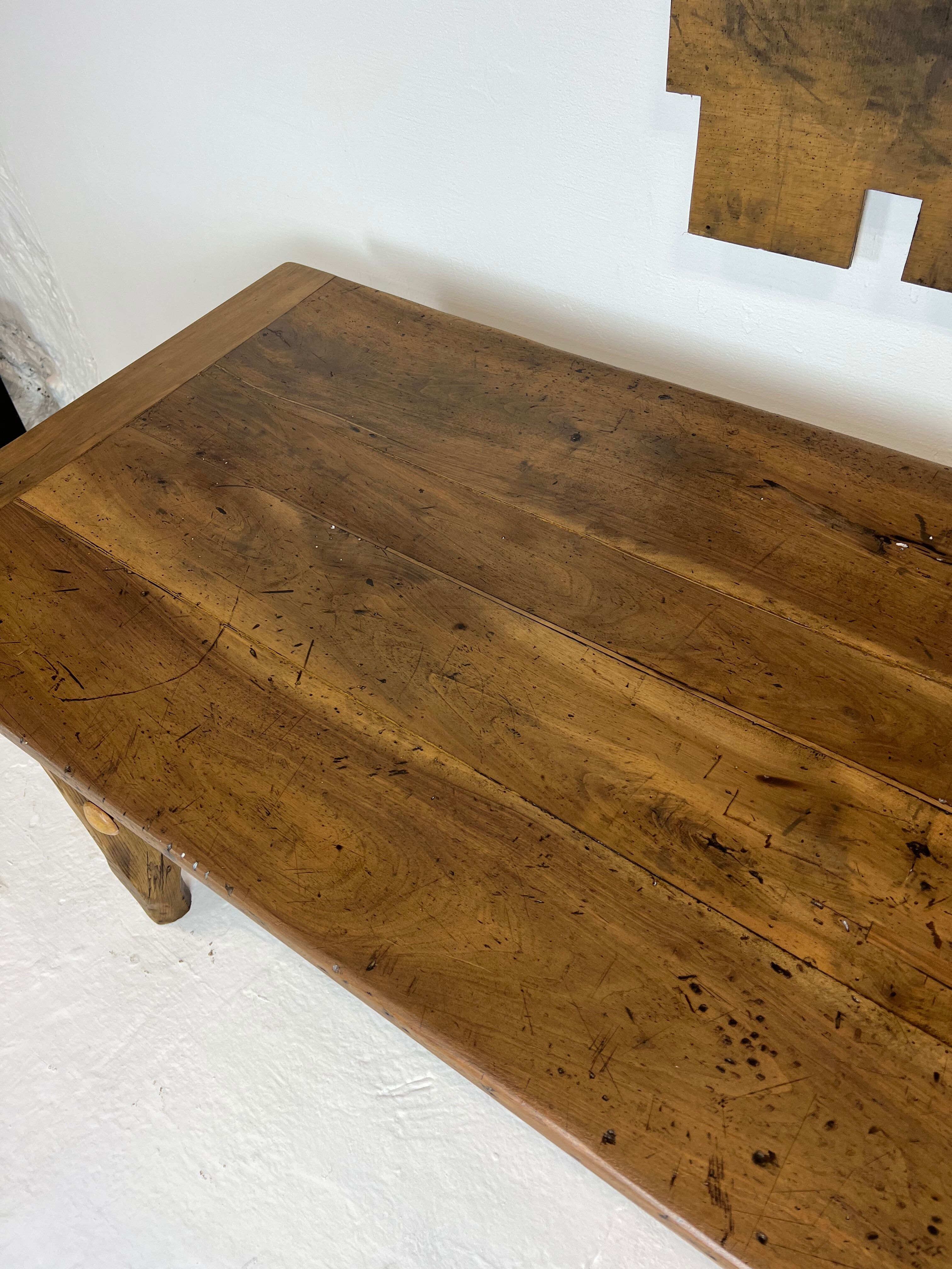 Old oak farmhouse table, 20s