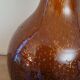 Bubbled glass vase