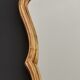 Miroir bois doré 32x25cm