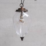 Large Clear Glass Pendant Light