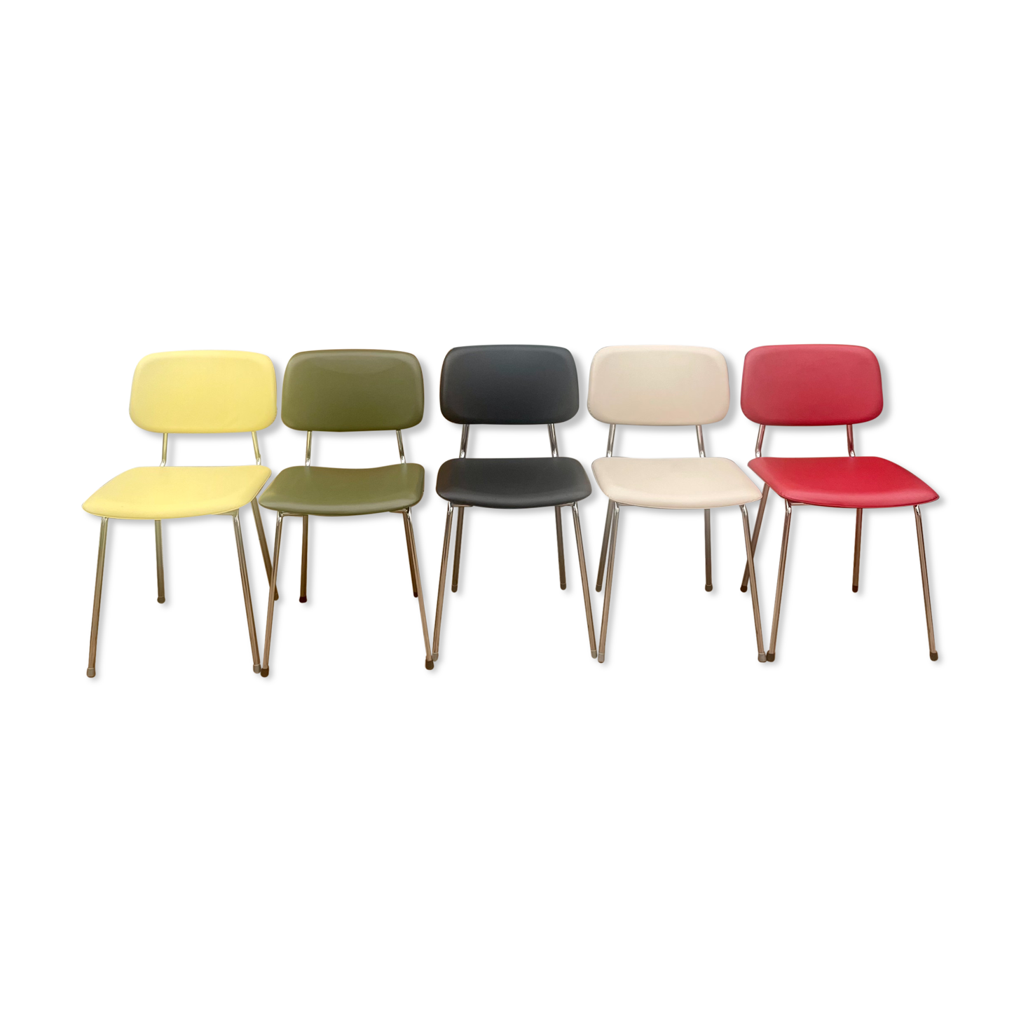 Series of 5 Carolina Prefacto Airborne design chairs