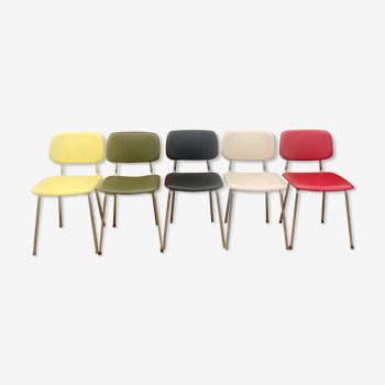 Série de 5 chaises Carolina Prefacto Airborne design