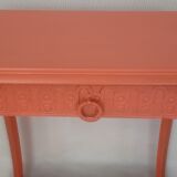 Orange art deco entrance furniture console
