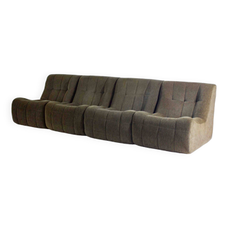 Modular vintage block sofa, Belgium 1970s