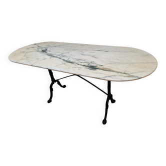 Bistro table with marble top