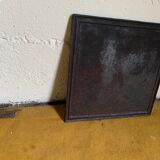 Cast iron fireplace plate neutral