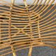 Fauteuil corbeille rotin