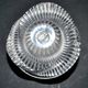 Lalique Baptiste bottle in frosted crystal signed "Lalique R France" 1979