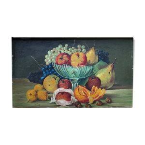 Tableau hsp nature morte aux fruits