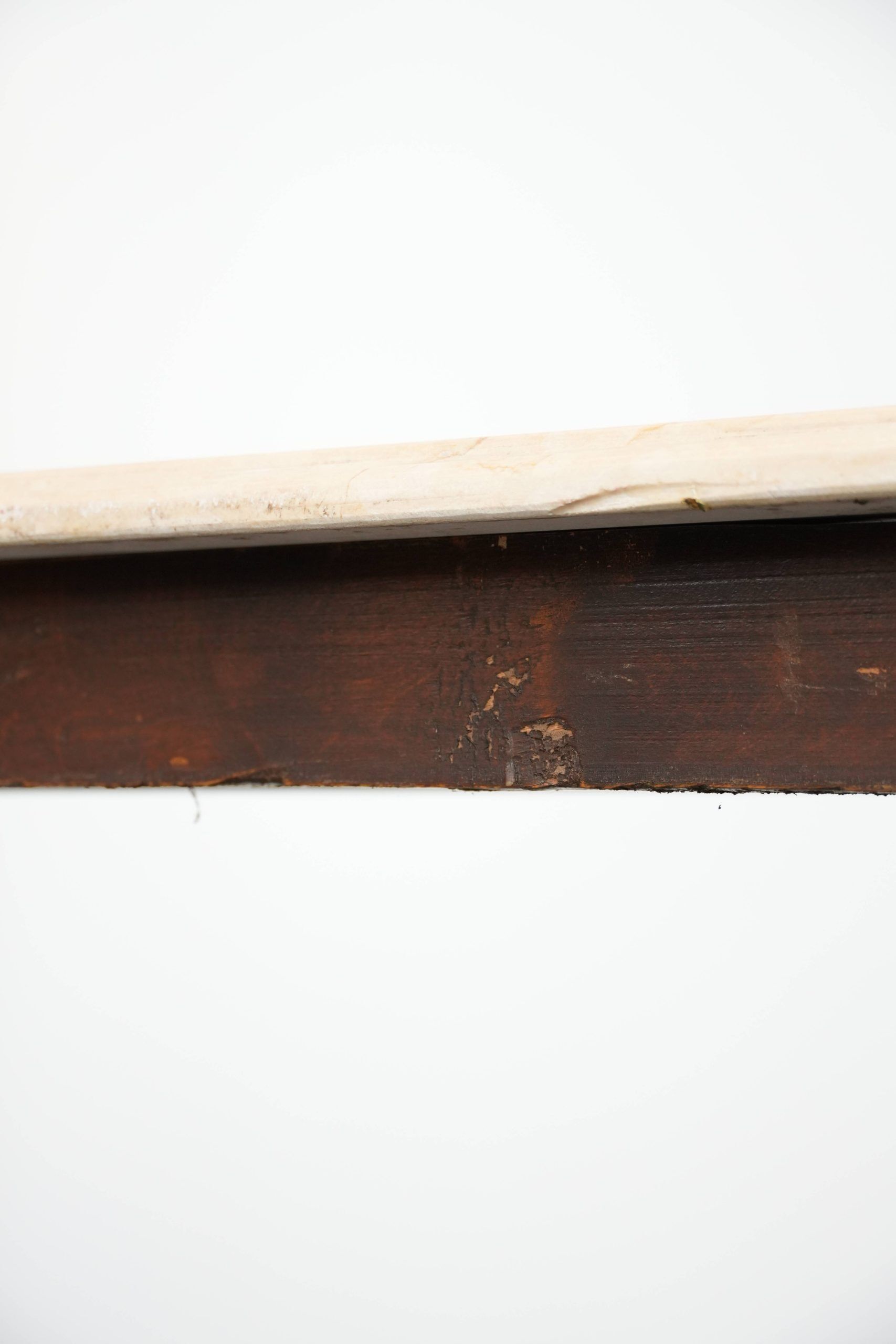 Table d'appoint Thonet ancienne du début du XXe siècle avec un plateau en pierre naturelle