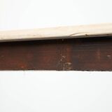 Table d'appoint Thonet ancienne du début du XXe siècle avec un plateau en pierre naturelle