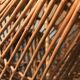 Cage à oiseau en osier