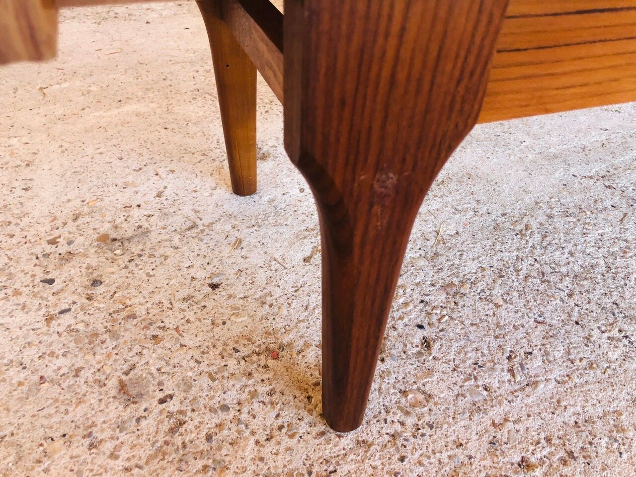 Teak bass row, Scandinavian style circa 60