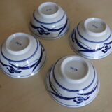 4 vintage asian bowls