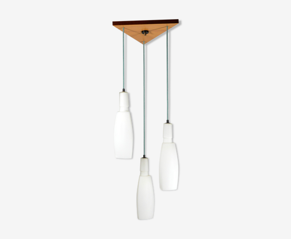 Suspension en verre, années 60