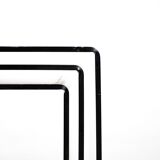 Vintage nesting tables smoked plexiglass 70