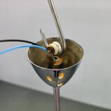 Bauhaus Chandelier with Colored Glass Globes, Czechoslovakia, 1930s