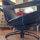 Siesta lounge leather 1970 ake fribytter by nelo mobler suede