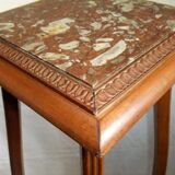 Sellette bois guéridon console 110 cm meuble porte plante statue sculpture