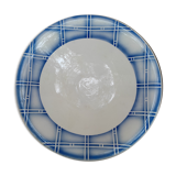 Plat mi creux en faïence par Digoin