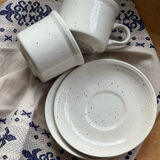 Tasses à café Cartwright&Edwards fina England en grès