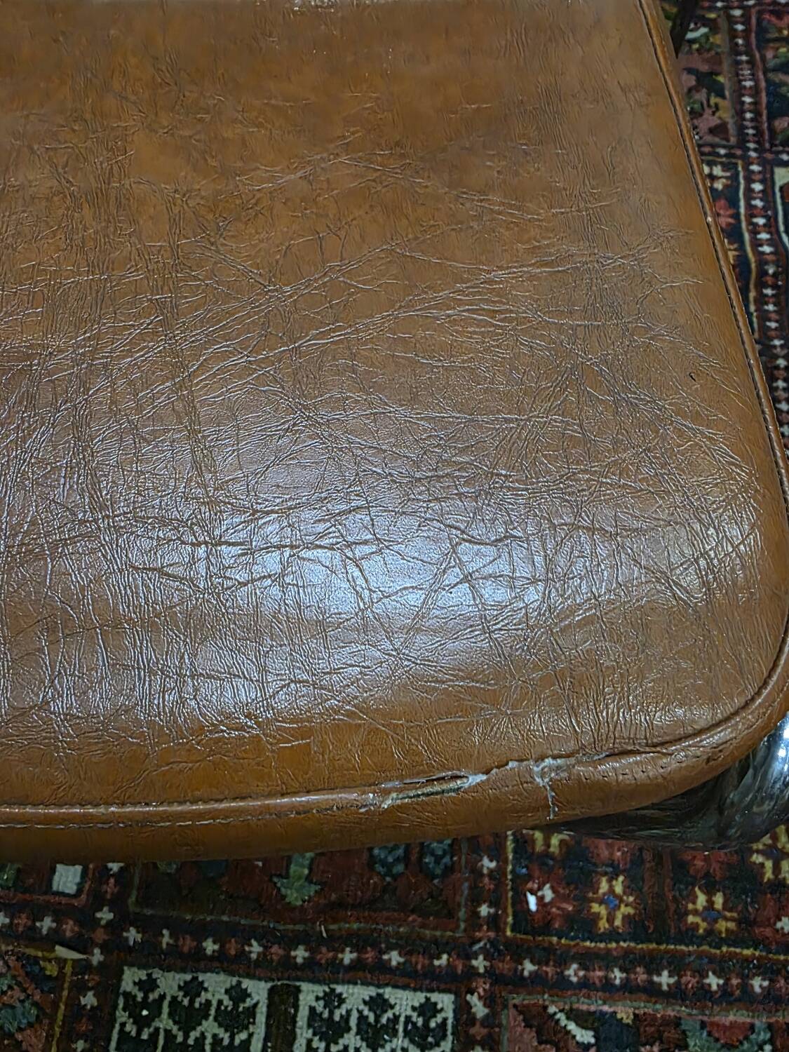 17 chrome metal bistro chairs from the 70s