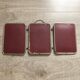 Vintage Triptych Barber Mirror